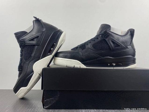 Rep Husky 819139-010 Jordan Hair Black 4 Retro Pony 0713